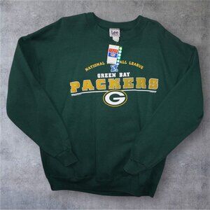 Vintage Green Bay Packers Deadstock Lee Sport Sweatshirt – Size L – NWT NFL Crew